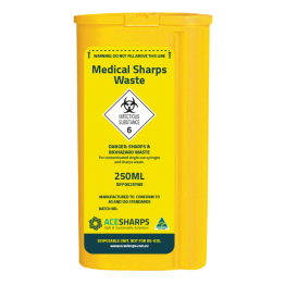 Sharps Container 250ml 6 pack