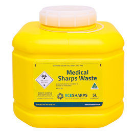 Sharps Container 5.0 litre Non-spill screw top lid