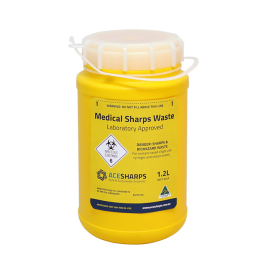 Sharps Container 1.2 litre Laboratory Approved